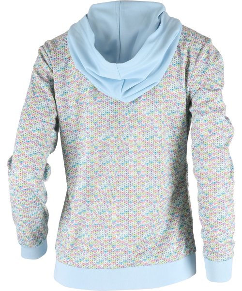 【テニス】ミックスニットプリント フルジップパーカー レディース テニス