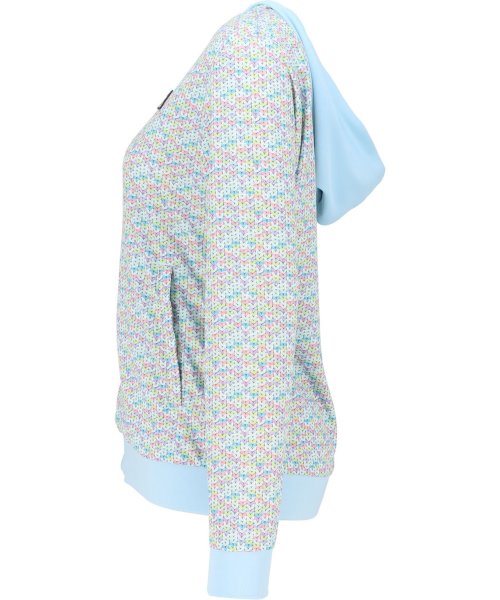 【テニス】ミックスニットプリント フルジップパーカー レディース テニス