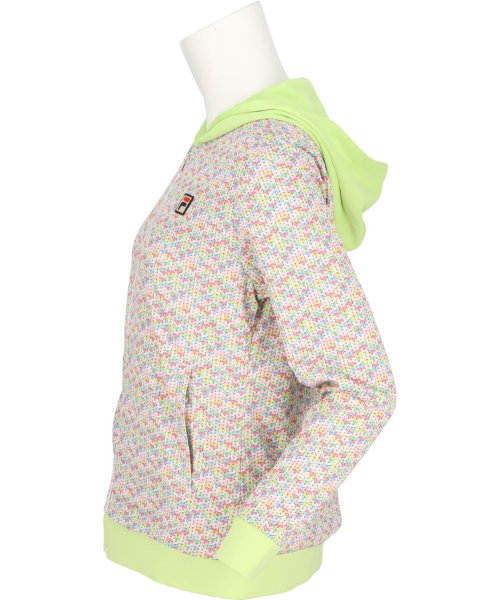 【テニス】ミックスニットプリント フルジップパーカー レディース テニス