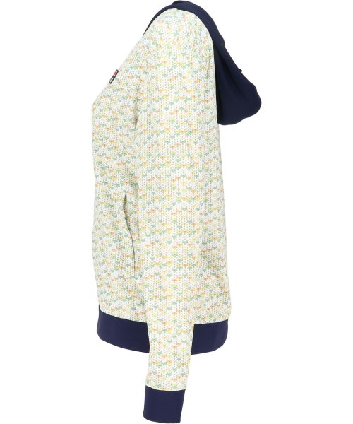 【テニス】ミックスニットプリント フルジップパーカー レディース テニス