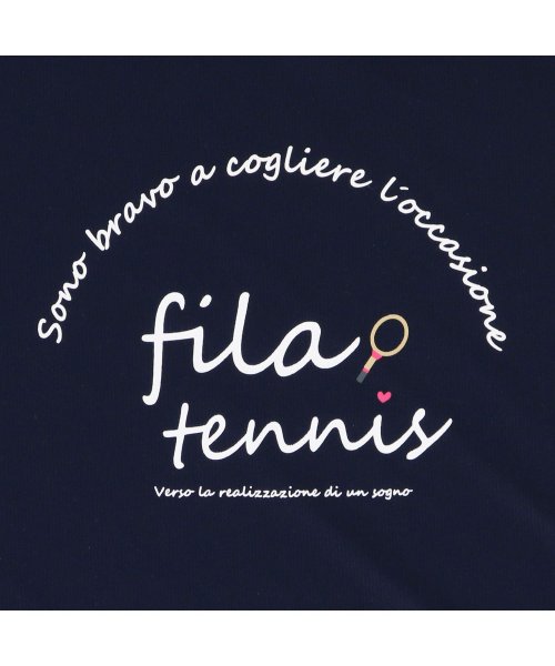 FILA（ZETT Ladies）(フィラ（ゼット　レディース）)/【テニス】グラフィックプリント クルーネックロングTシャツ レディース/img17