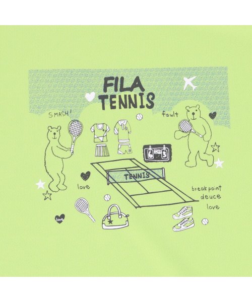 FILA（ZETT Ladies）(フィラ（ゼット　レディース）)/【テニス】グラフィックプリント クルーネックTシャツ レディース/img02