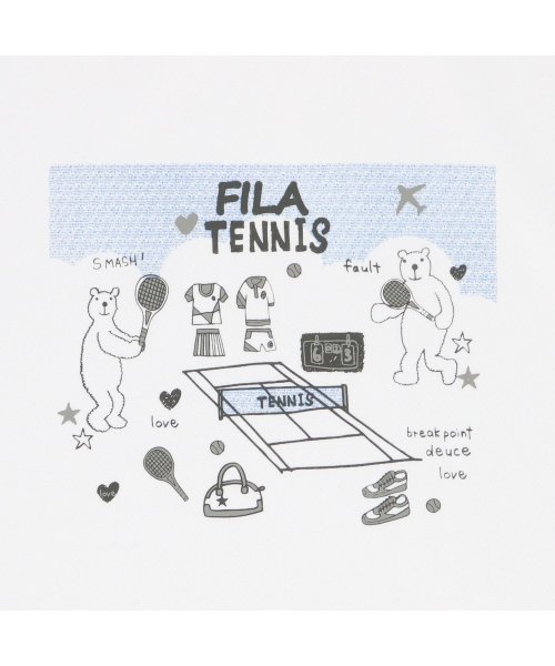 FILA（ZETT Ladies）(フィラ（ゼット　レディース）)/【テニス】グラフィックプリント クルーネックTシャツ レディース/img05