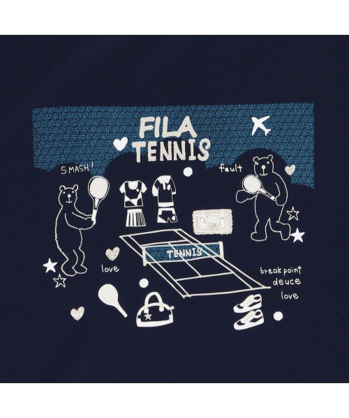 FILA（ZETT Ladies）(フィラ（ゼット　レディース）)/【テニス】グラフィックプリント クルーネックTシャツ レディース/img09