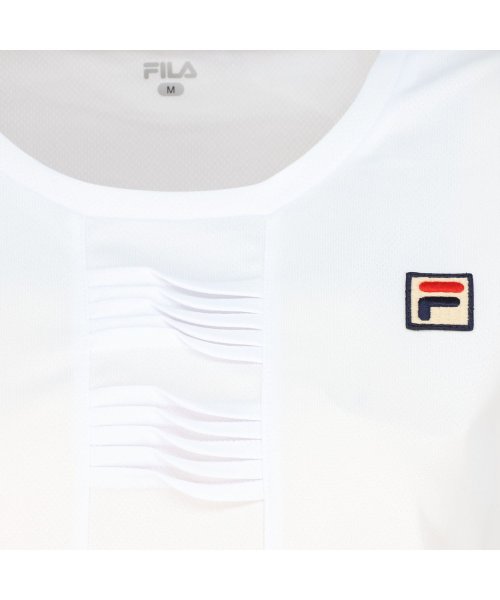 FILA（ZETT Ladies）(フィラ（ゼット　レディース）)/【テニス】前タック ラウンドネックシャツ レディース/img02