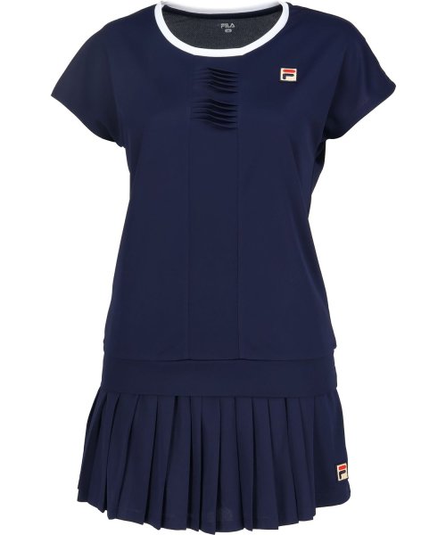 FILA（ZETT Ladies）(フィラ（ゼット　レディース）)/【テニス】前タック ラウンドネックシャツ レディース/img17