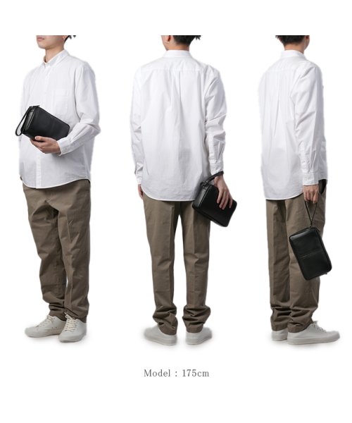 ランバンコレクション クラッチバッグ セカンドバッグ メンズ レザー 本革 撥水 防水 日本製 結婚式 LANVIN COLLECTION 286201 