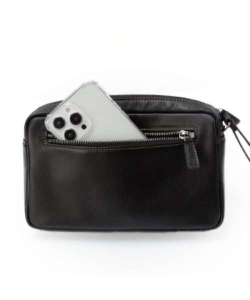 ランバンコレクション クラッチバッグ セカンドバッグ メンズ レザー 本革 撥水 防水 日本製 結婚式 LANVIN COLLECTION 286201 