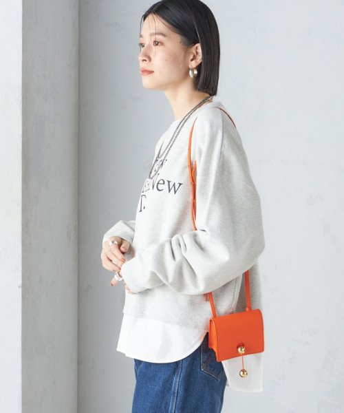 SHIPS WOMEN(シップス　ウィメン)/【SHIPS別注】Odub:クロップド ロゴ スウェット 24SS/img13