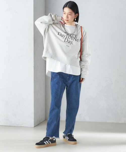 SHIPS WOMEN(シップス　ウィメン)/【SHIPS別注】Odub:クロップド ロゴ スウェット 24SS/img29