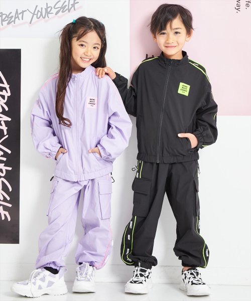 ANAP KIDS(アナップキッズ)/パイピング ライン ジョガー パンツ 【セットアップ着用可】/img06