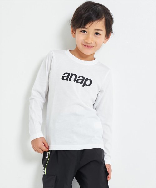 ANAP KIDS(アナップキッズ)/anap ロゴ プリント ロンT 長袖 Tシャツ/img03