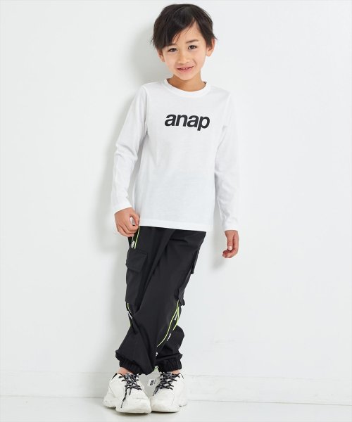 ANAP KIDS(アナップキッズ)/anap ロゴ プリント ロンT 長袖 Tシャツ/img06