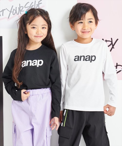 ANAP KIDS(アナップキッズ)/anap ロゴ プリント ロンT 長袖 Tシャツ/img07