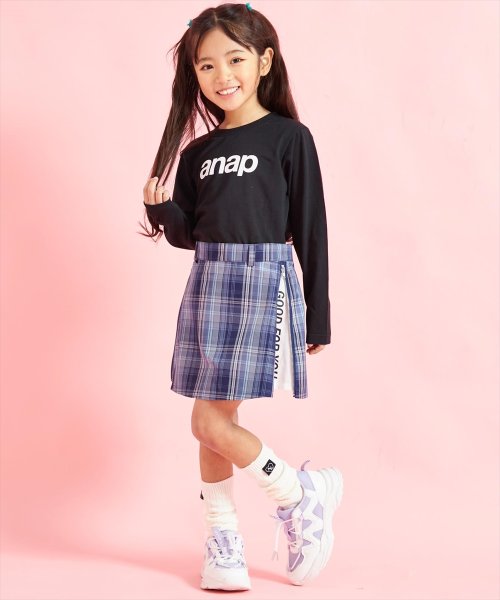 ANAP KIDS(アナップキッズ)/anap ロゴ プリント ロンT 長袖 Tシャツ/img11