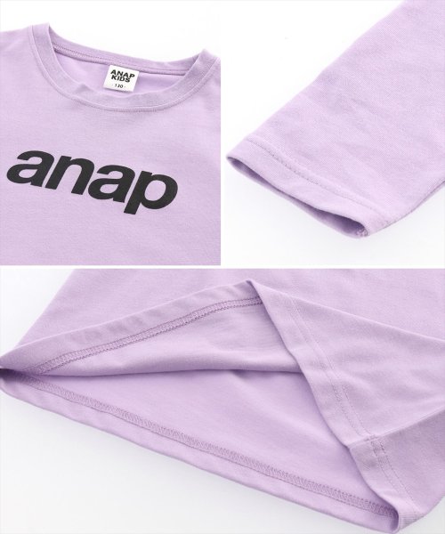 ANAP KIDS(アナップキッズ)/anap ロゴ プリント ロンT 長袖 Tシャツ/img16