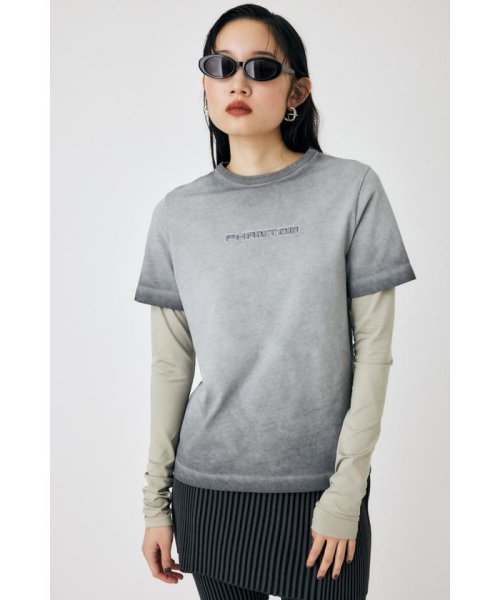 moussy(マウジー)/LAYERED LIKE EMBROIDERY LS Tシャツ/img08