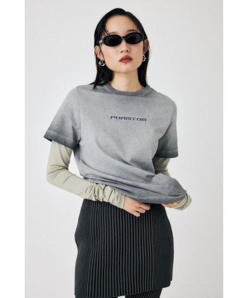 moussy(マウジー)/LAYERED LIKE EMBROIDERY LS Tシャツ/img09