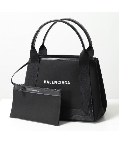 BALENCIAGA 339933 AQ38N NAVY CABAS S トートバッグ ポーチ付き BALENCIAGA NAVY CABAS トートバッグ 品番 2HH3N