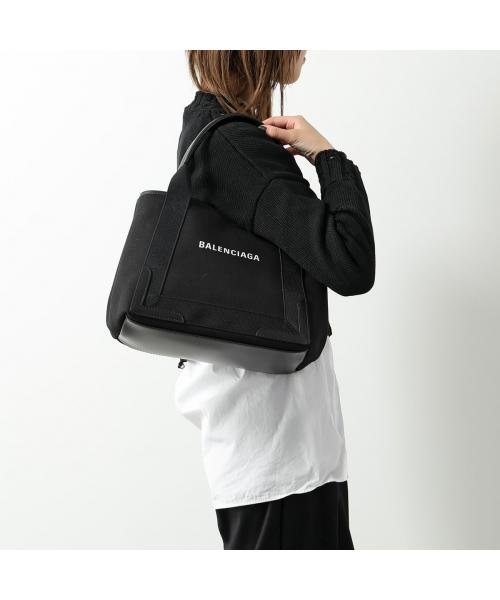 BALENCIAGA 339933 AQ38N NAVY CABAS S トートバッグ ポーチ付き BALENCIAGA NAVY CABAS トートバッグ 品番 2HH3N