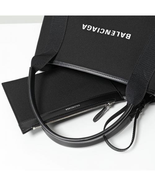 BALENCIAGA 339933 AQ38N NAVY CABAS S トートバッグ ポーチ付き BALENCIAGA NAVY CABAS トートバッグ 品番 2HH3N