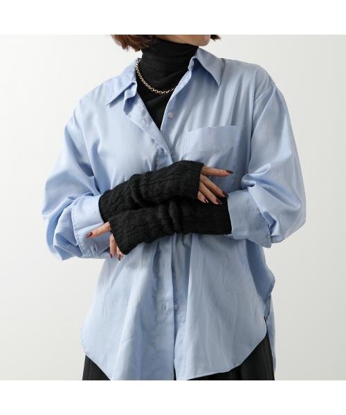 JOHNSTONS ハンドウォーマー HAY03305 カシミヤ ケーブル編み JOHNSTONS ハンドウォーマー HAY03305 カシミヤ