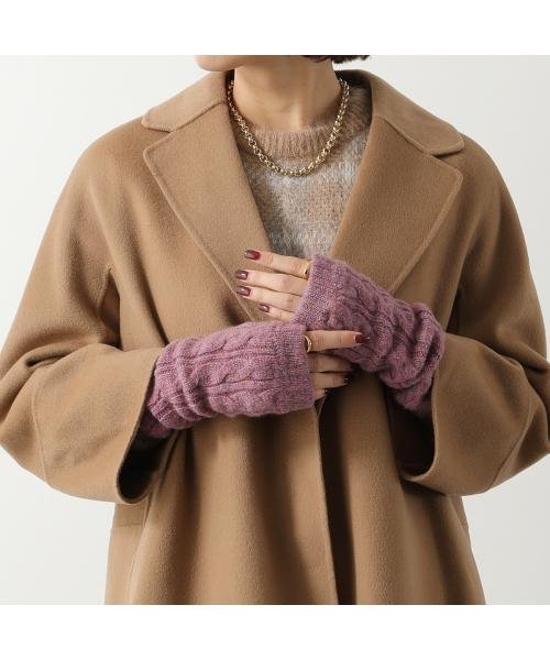 JOHNSTONS ハンドウォーマー HAY03305 カシミヤ ケーブル編み JOHNSTONS ハンドウォーマー HAY03305 カシミヤ