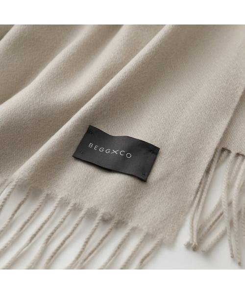 BEGG&CO マフラー Arran Plain Dark Light 73×183 BEGG&CO マフラー Arran Plain Dark Light