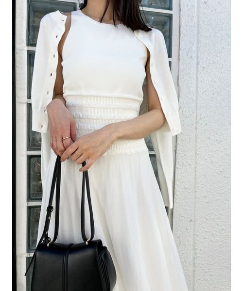 ウエストリブシアーフレアースカート(505859523)｜阪急百貨店公式通販  