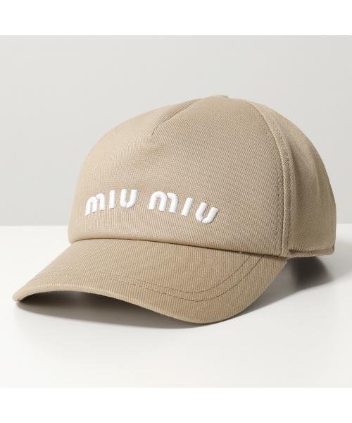 MIUMIU(ミュウミュウ)/MIUMIU ベースボールキャップ 5HC179 2DP1 刺繍 ロゴ/img09
