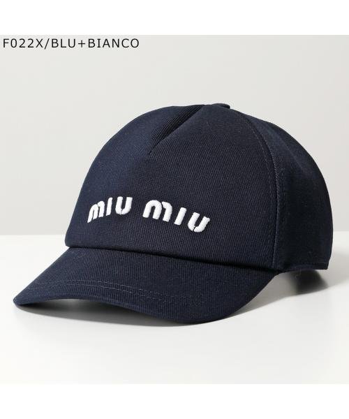 MIUMIU(ミュウミュウ)/MIUMIU ベースボールキャップ 5HC179 2DP1 刺繍 ロゴ/img11