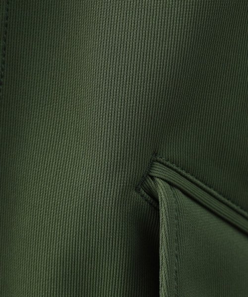 【春アウター】ストレッチ　ショート フードブルゾン 