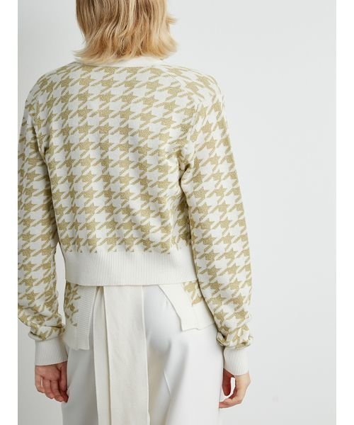 ジャガードニットカーディガン 予めご了承ください