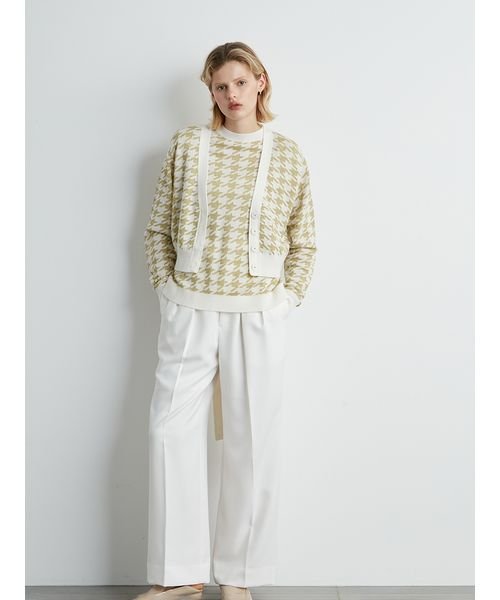 ジャガードニットカーディガン 予めご了承ください