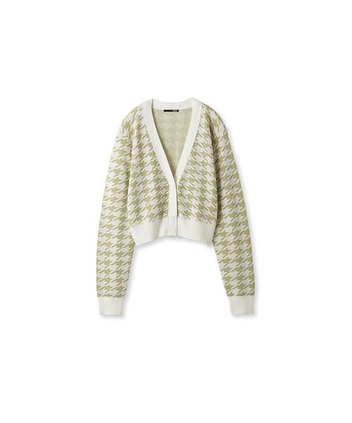 ジャガードニットカーディガン 予めご了承ください