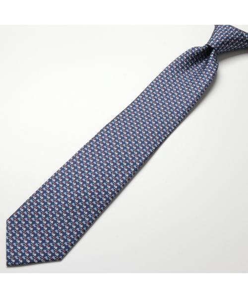 SALVATORE FERRAGAMO シルク ネクタイ 35 0208 SALVATORE FERRAGAMO シルク ネクタイ