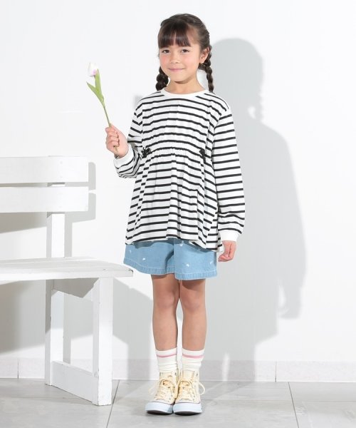 SHOO・LA・RUE(Kids) (シューラルーキッズ)/【110－140cm】ハート刺繍ショートパンツ/img07