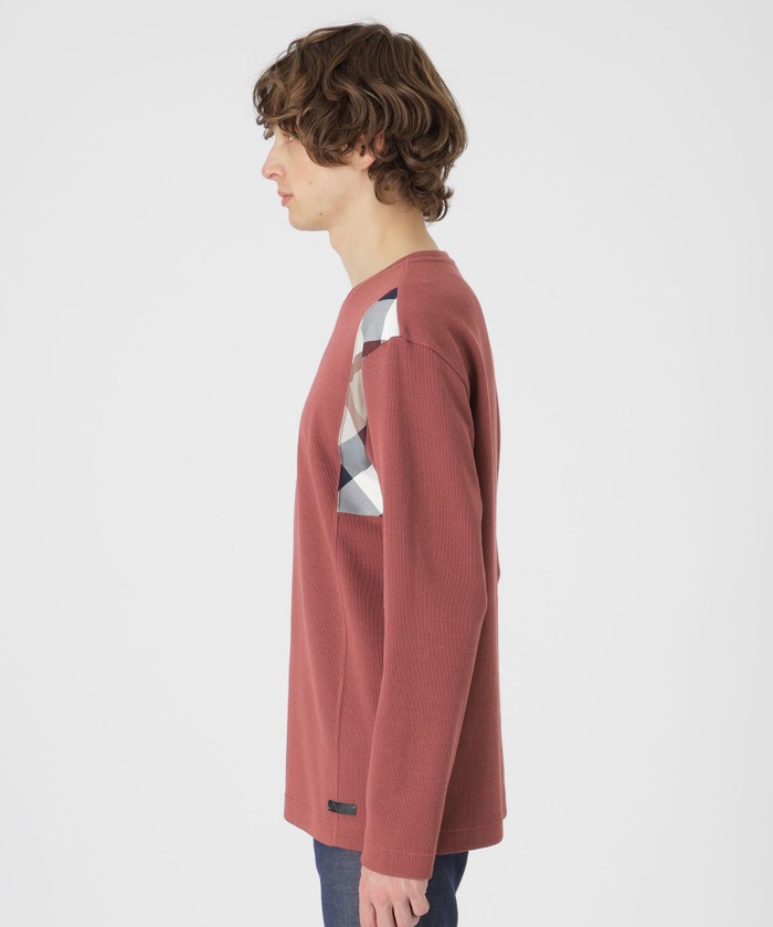 新品未使用☆パーシャルチェックニットソー ブラックレーベル クレストブリッジ 限定】パーシャルチェックニットソー(505738953)｜HANKYU MEN'S / 阪急