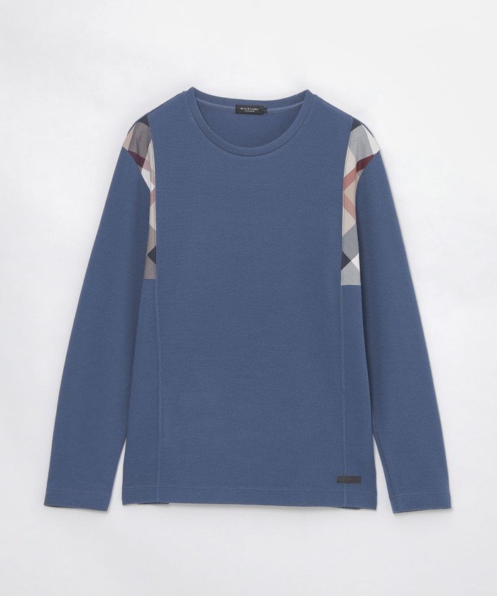 新品未使用☆パーシャルチェックニットソー ブラックレーベル クレストブリッジ 限定】パーシャルチェックニットソー(505738953)｜HANKYU MEN'S / 阪急