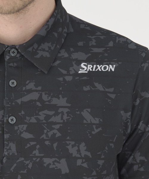 SRIXON(スリクソン)/ボーダープリントシャツ/img04