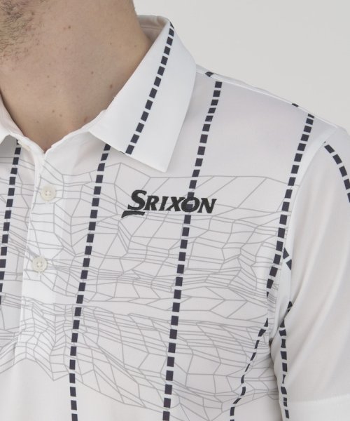 SRIXON(スリクソン)/【松山英樹プロ ザ・プレーヤーズチャンピオンシップ着用】パネルストライププリントシャツ/img09