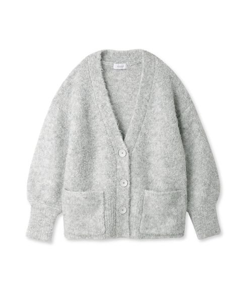 【emmi atelier】ブークレーニットカーディガン 予めご了承ください