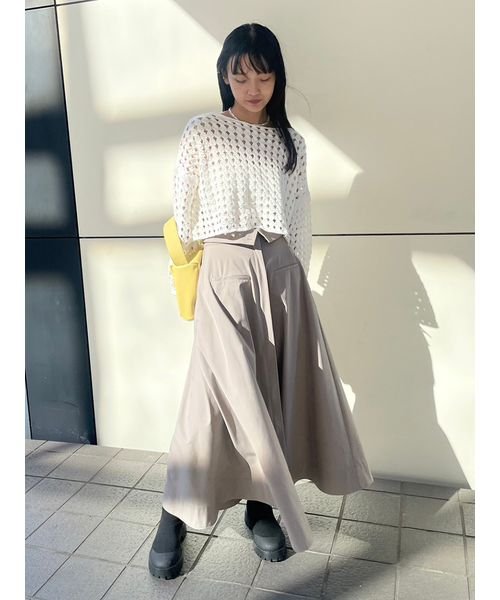 【emmi atelier】撥水ハイウエストフレアスカート EDITION/シアーオパール フレアスカート M1674757388(12870円)