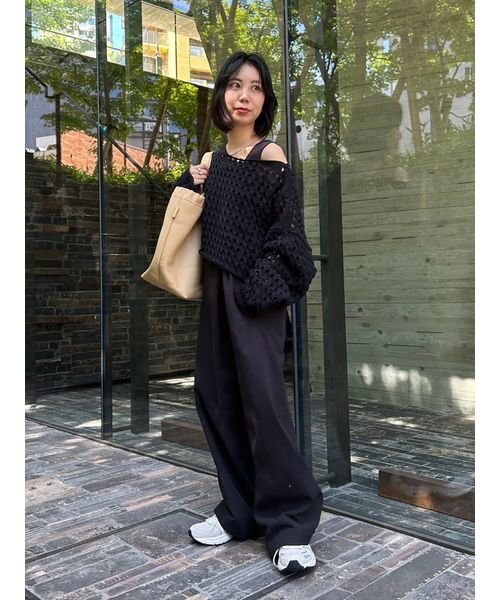 【セットアップ対応商品】【emmi atelier】フロントタックオールインワン 予めご了承ください