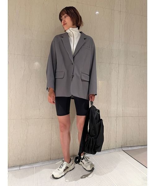 【emmi atelier】LENZING(TM) ECOVERO(TM)フロントジップカーディガン TM 予めご了承ください