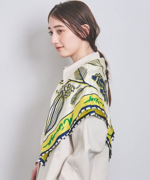 ＜manipuri＞シルク スカーフ L 24SS 