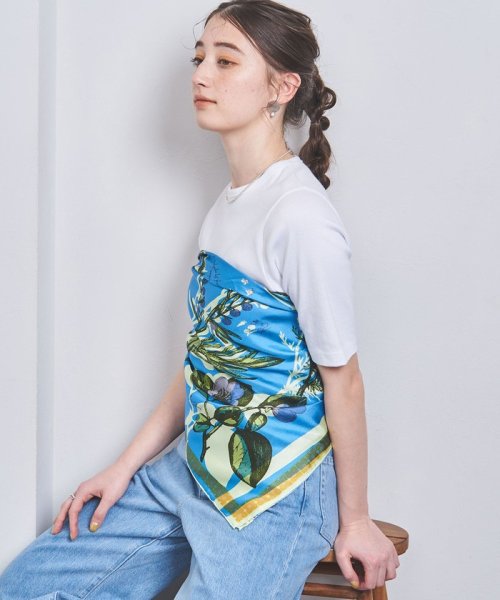 ＜manipuri＞シルク スカーフ L 24SS 