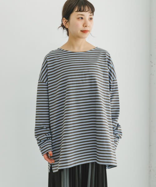 ITEMS URBANRESEARCH(アイテムズ アーバンリサーチ（レディース）)/ボートネックルーズカットソー/img27