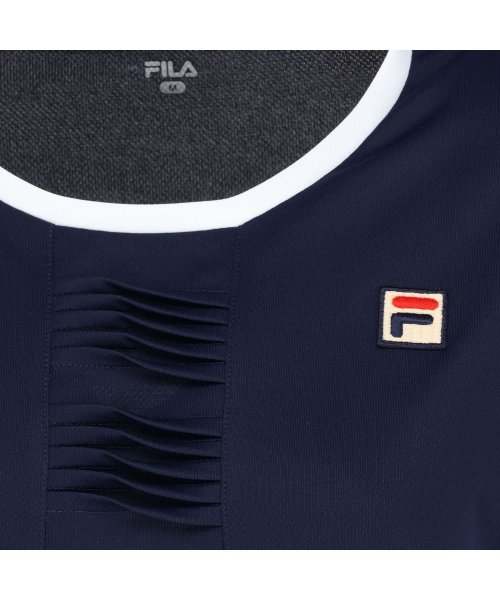 FILA（ZETT Ladies）(フィラ（ゼット　レディース）)/【テニス】前タック ラウンドネックシャツ レディース/img18