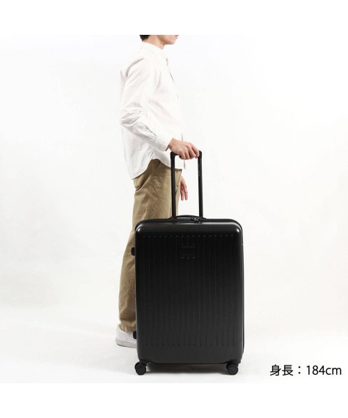 タケオキクチ スーツケース キャリーケース おしゃれ 大型 拡張 ストッパーエキスパンダブル 大容量 TSAロック 旅行 CITY BLACK CTY006A CITY BLACK